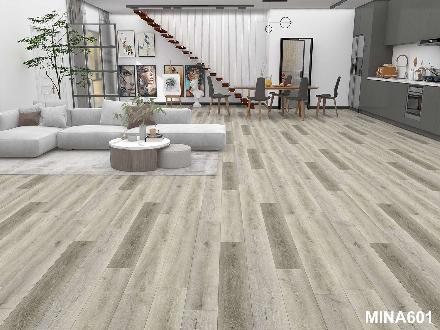 Seattle Waterproof Flooring MINA601 Installed