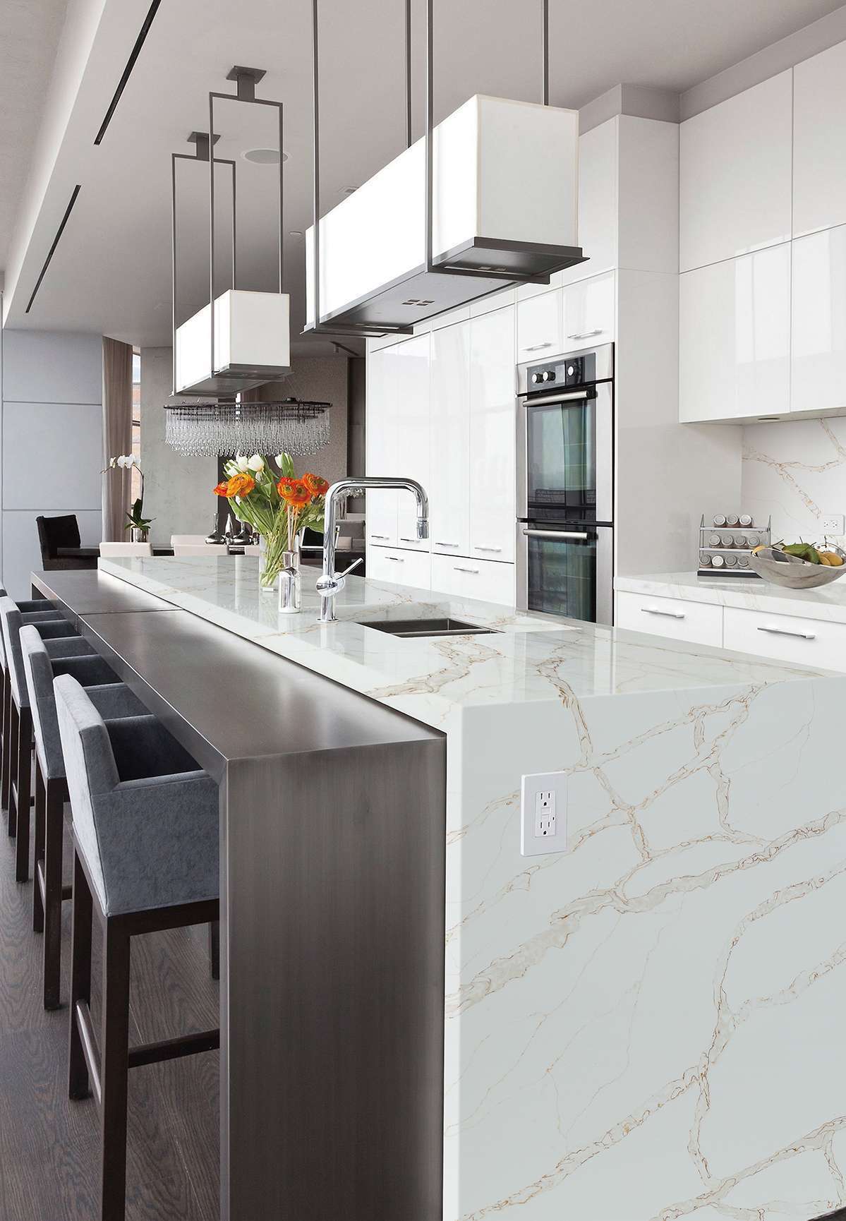 HD013 Golden Manila Countertop Staged