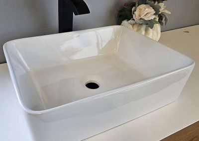 Top Mounted Vessel Sink Retangular