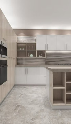 Frameless Door And Drawer White Lacquer P001